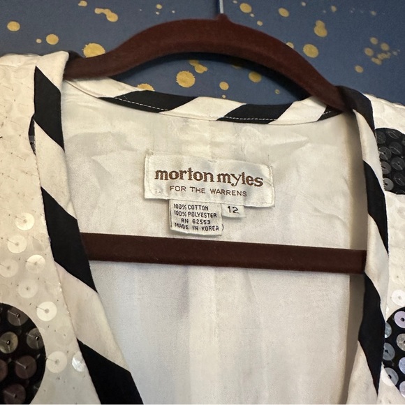 vintage MORTON MYLES for the WARRENS sequin top size medium - Picture 4 of 4